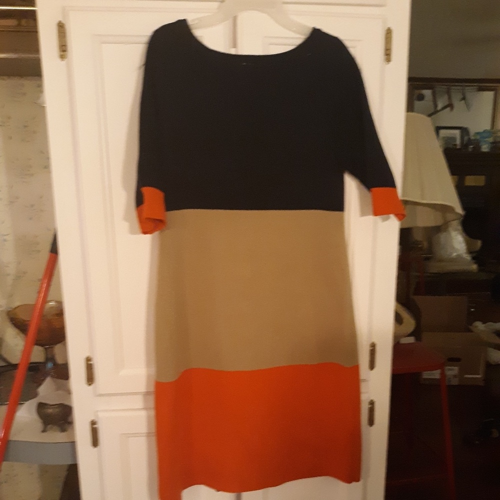 Never worn mod color block New Directions dress